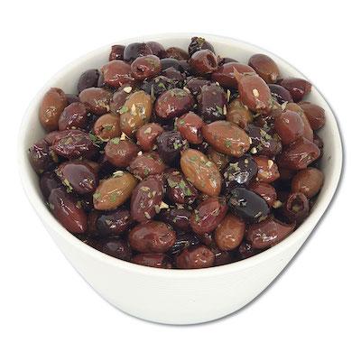 Olives - Kalamata - Herbs & Garlic - pitted 370g