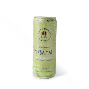 Organic Sparkling Yerba Maté - ORIGINAL Flavour - CARTON 24 x 330ml cans