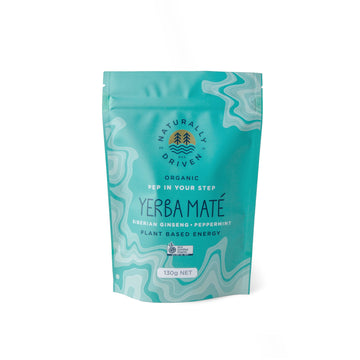 Organic Pep In Your Step - Blend Of Yerba Maté, Siberian Ginseng And Peppermint Tea - 130gr