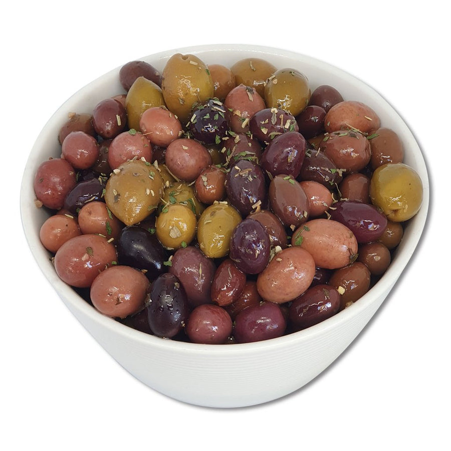 Olives - Australian Organic Cocktail Mix - unpitted 370g