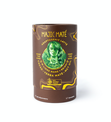 Organic Cacao Adaptogenic Maté Latté Cylinder- 120gr